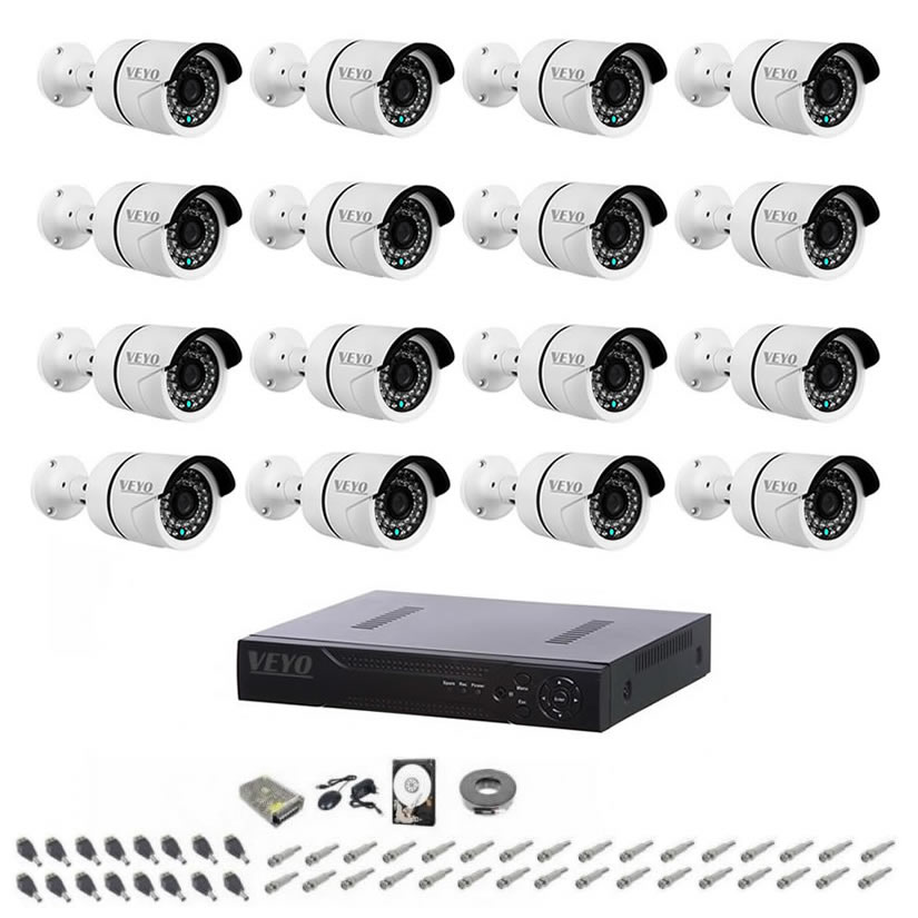 Sistem de supraveghere complet 16 camere 1080p, 2mp, ir 30 m